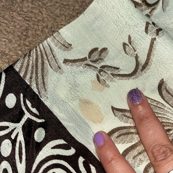 Guru For Life Upcycled Patchwork Mixed Floral Print 100% Silk Sari Kimono Boho - Picture 7 of 14